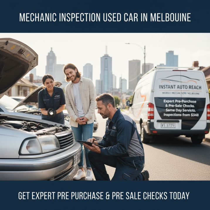 mechanic inspection used car report in Melbourne, instant auto reach