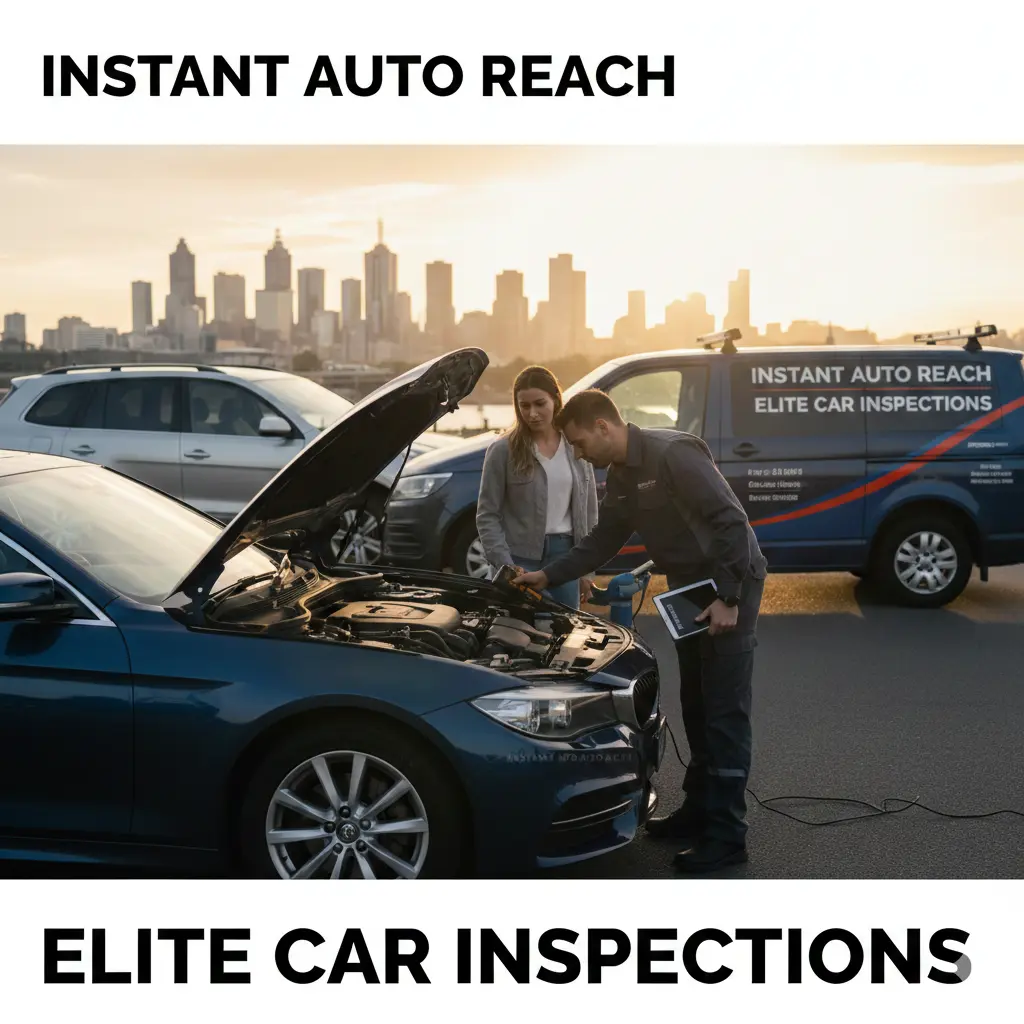 Mobile mechanic conducting elite vehicle inspections before purchase