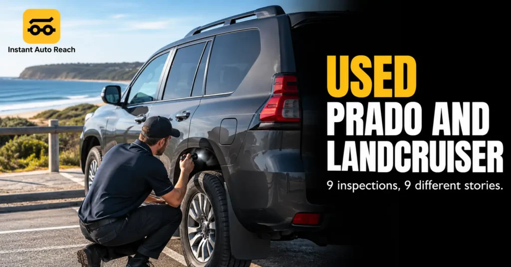 Used Prado and LandCruiser - What 9 Inspections Found 6 Surface rust on suspension components of a used 4WD exposed to coastal conditions